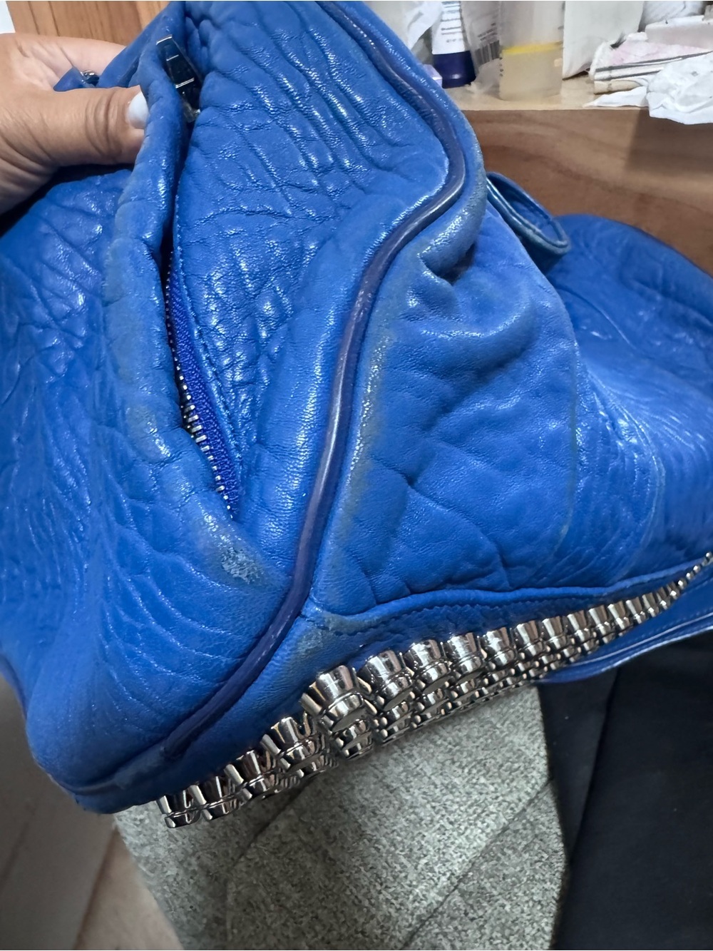 Alexander Wang Rocco bag. Royal blue. - Picture 12 of 13